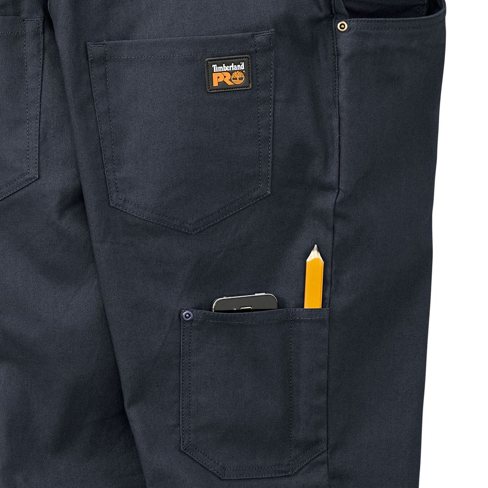 Pantalones Timberland Hombre Pro® Gridflex Basic Lona Work Azul Marino - Chile MXJ-891235